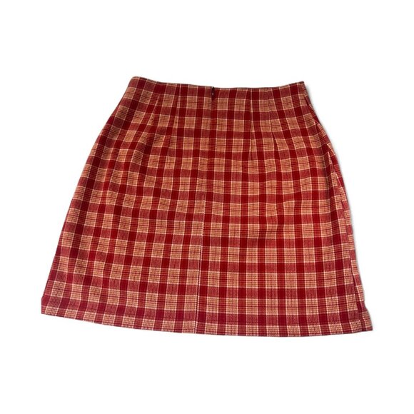 Brandy Melville John Galt Cara Autumn Preppy  Plaid Mini Skirt New with Tags XS - Picture 2 of 6